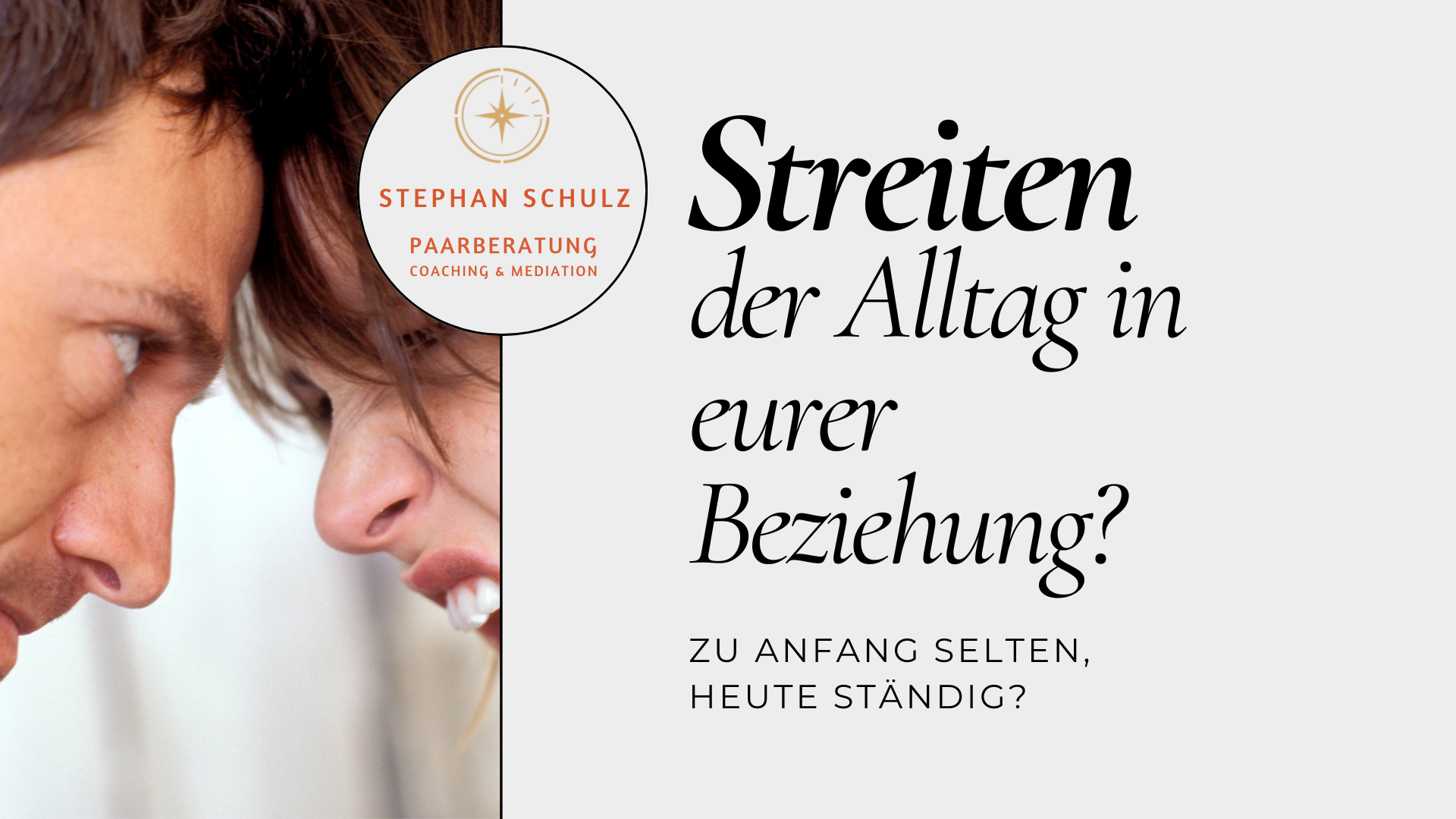 Wenn Streit in der Beziehung zum Alltag wird