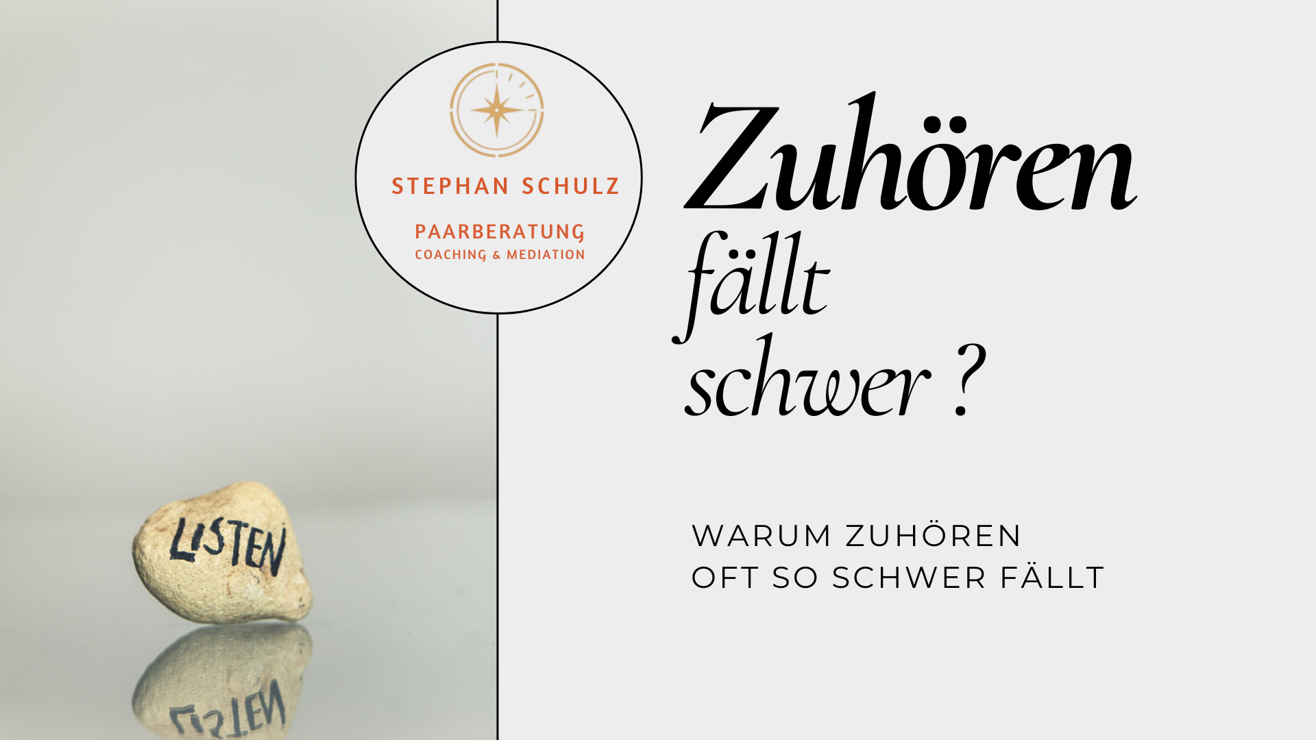 Warum Zuhören in Beziehungen so schwer fällt – und wie es trotzdem gelingen kann