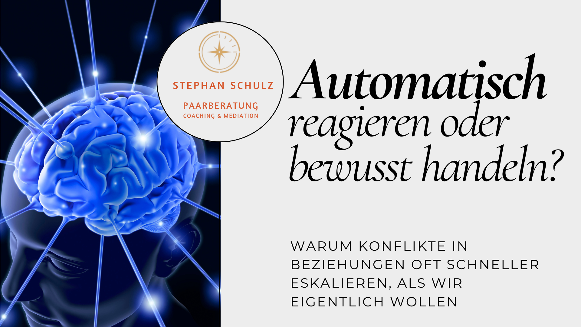 Wie Sie nicht mehr automatisch reagieren, sondern bewusst handeln