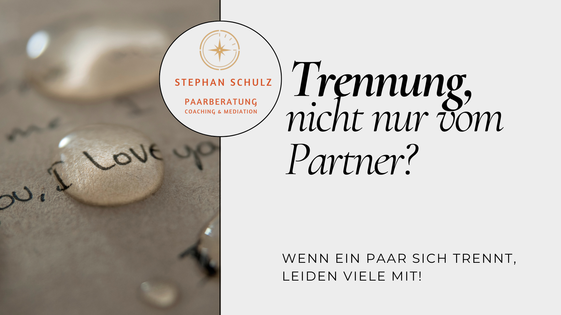Wenn zwei sich trennen und viele Abschied nehmen müssen