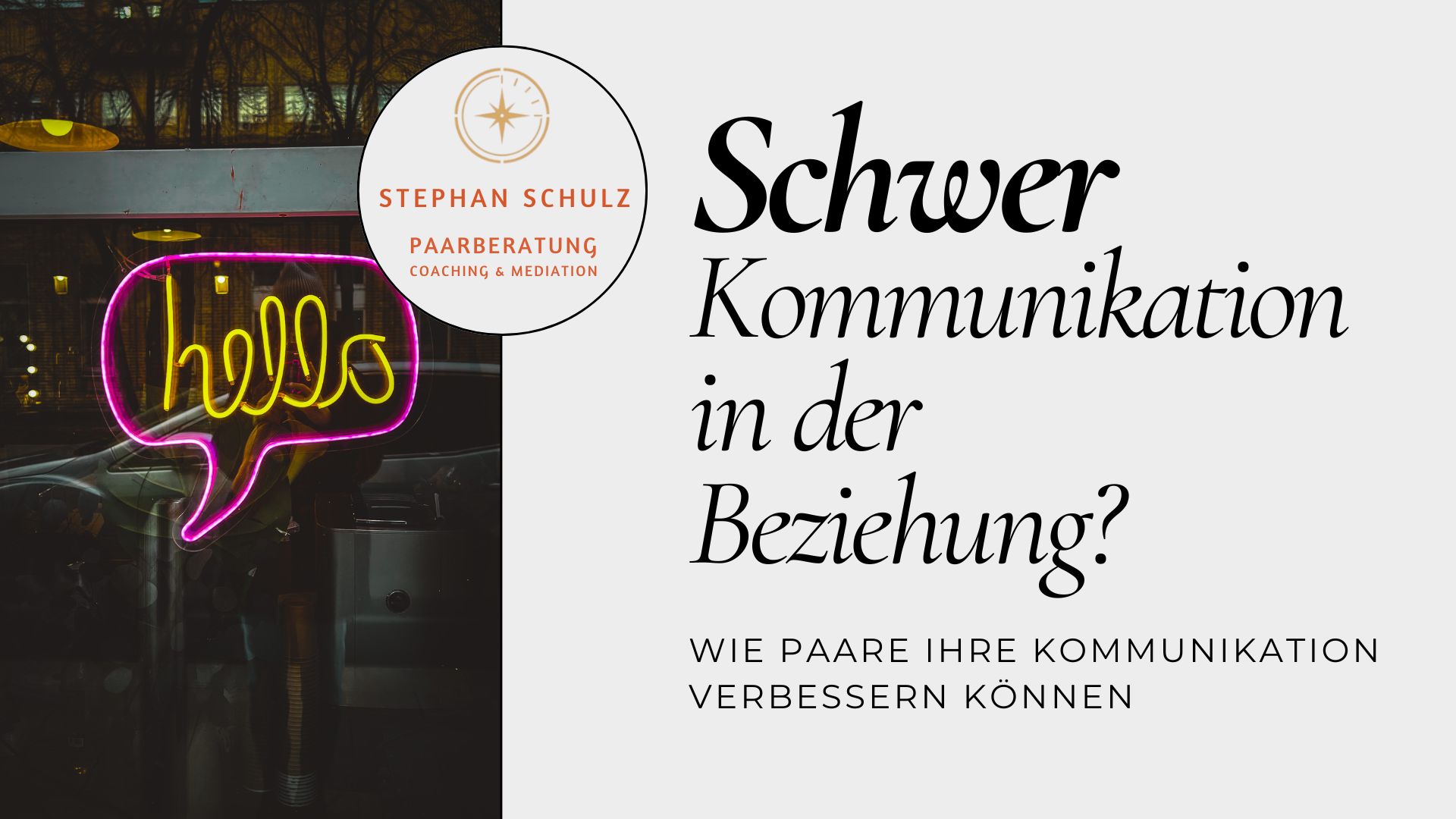 Warum Kommunikation in Beziehungen so schwierig sein kann.